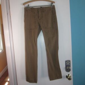 Mens GAP 100% Cotton Slim Fatigue Pant  Size 28 -9" Rise -About 30" Inseam